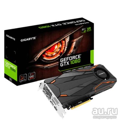 Лот: 13368936. Фото: 1. Gigabyte GTX 1080 Turbo OC 8G. Видеокарты