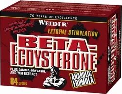 Лот: 7961683. Фото: 1. Weider Beta-Ecdysterone 84 капс... Спортивное питание, витамины
