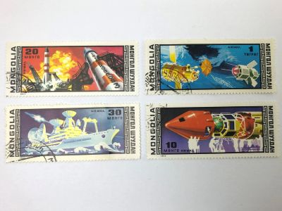 Лот: 23314299. Фото: 1. Программе Интеркосмос 11 лет... Марки