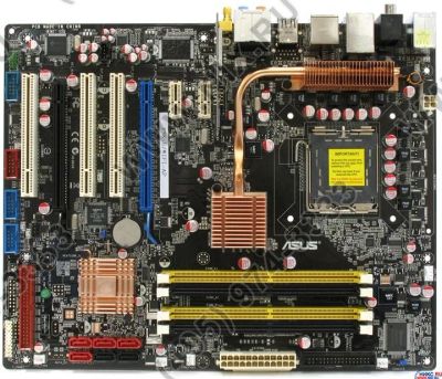Лот: 11423199. Фото: 1. Материнская плата ASUS P5K-E... Материнские платы