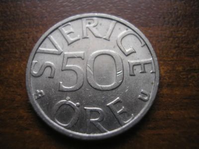 Лот: 8287718. Фото: 1. 50 эрё 1985 года. Швеция. Европа