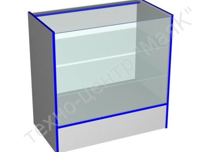 Лот: 3365931. Фото: 1. Прилавок торговый стеклянный 900х900х500мм. Торговое