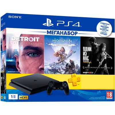 Лот: 17534503. Фото: 1. Sony PlayStation 4 slim 1 tb. Игры для консолей