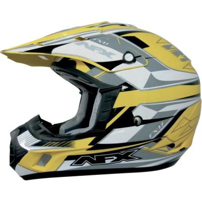 Лот: 3691867. Фото: 1. AFX FX-17 Yellow Multi Helmet. Аксессуары