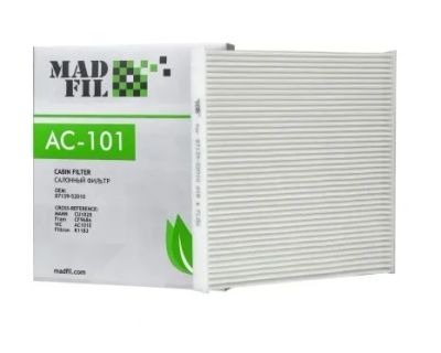 Лот: 24790298. Фото: 1. Фильтр салонный AC-101 Madfil. Расходные материалы