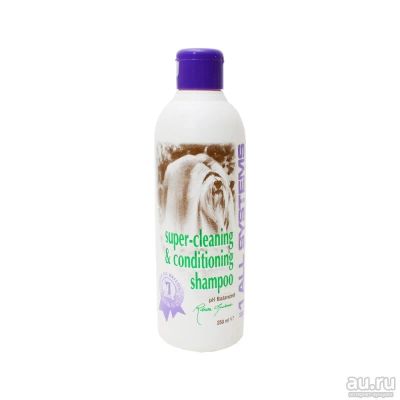 Лот: 10406335. Фото: 1. Шампунь all systems super cleaning... Косметика для животных