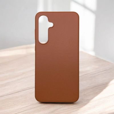 Лот: 25795105. Фото: 1. ЧЕХОЛ ДЛЯ SAMSUNG S24 FE LEATHER... Чехлы, бамперы