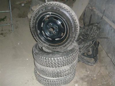 Лот: 1297324. Фото: 1. Зимняя резина на дисках GOOD YEAR... Шины на дисках