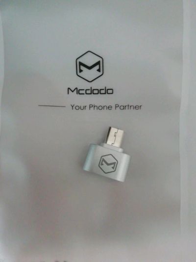 Лот: 14401856. Фото: 1. Переходник адаптер OTG USB-microUSB. Дата-кабели, переходники