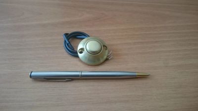 Лот: 7846812. Фото: 1. JSB-Kn-20 (золото) Кнопка "Выход... Домофонные системы