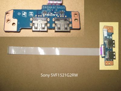 Лот: 9436083. Фото: 1. Плата usb для ноутбука Sony svf1521... Платы расширения, контроллеры, доп. порты