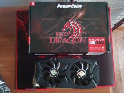Лот: 16020434. Фото: 1. Видеокарта PowerColor AMD Radeon... Видеокарты