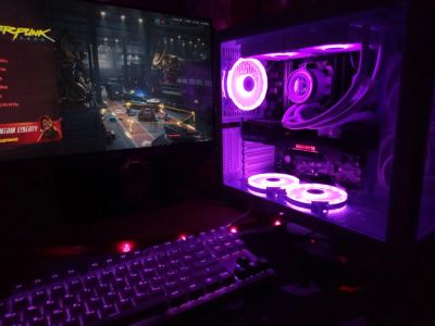 Лот: 25553010. Фото: 1. Игровой компьютер на базе R7 5700x... Компьютеры в сборе