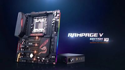 Лот: 9744561. Фото: 1. ASUS ROG Rampage V Edition 10. Материнские платы