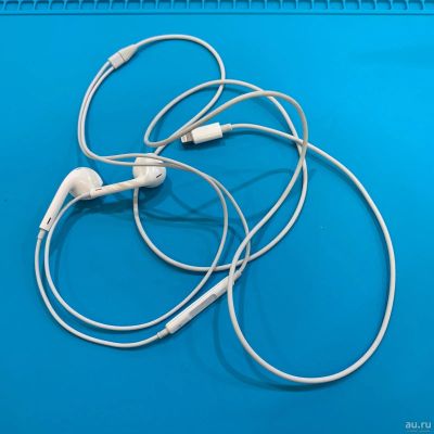 Лот: 13878546. Фото: 1. Наушники EarPods с разъёмом Lightning... Наушники, гарнитуры