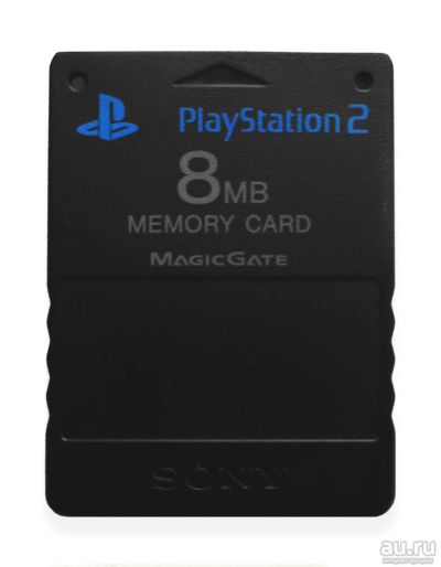 Лот: 14851967. Фото: 1. Карта памяти PS2 8 mb . Аксессуары для игровых приставок, консолей, геймпады