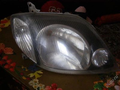 Лот: 1631584. Фото: 1. Фара Toyota Corolla Runx передняя... Оптика и освещение