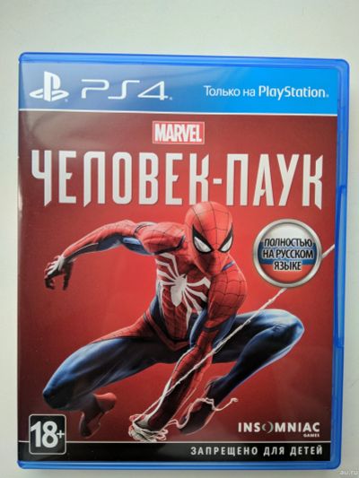 Лот: 12103725. Фото: 1. Spider-Man PS4 диск. Игры для консолей