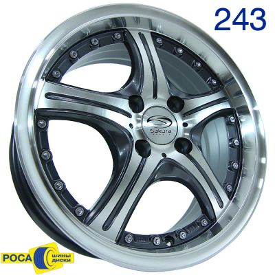 Лот: 4111301. Фото: 1. Комплект дисков Sakura Wheels... Диски