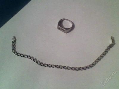 Лот: 3061654. Фото: 1. Серебряные цепь+кольцо!. Цепочки