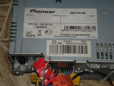 Лот: 2276372. Фото: 1. магнитолла pioneer deh-50. Автомагнитолы