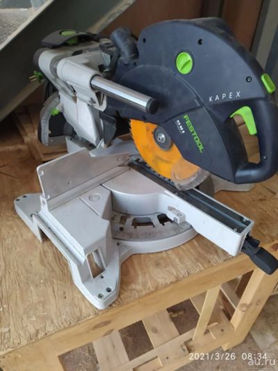 Лот: 17421433. Фото: 1. Торцовочная пила festool KS 88... Расходные материалы, сменные насадки