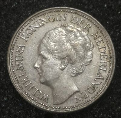 Лот: 23283492. Фото: 1. 25 центов 1941 года. Нидерланды... Европа