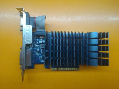 Лот: 8301305. Фото: 1. Б\У видеокарта Asus 710-1-SL GeForce... Видеокарты