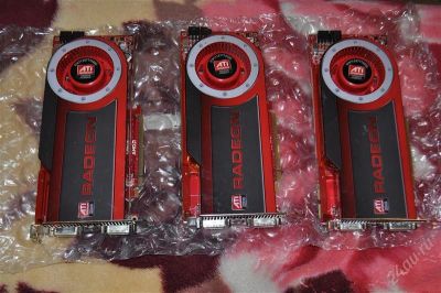 Лот: 2422274. Фото: 1. 3 нерабочих видеокарты Radeon... Видеокарты