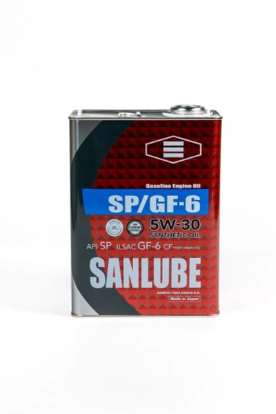 Лот: 21075410. Фото: 1. Sanlube SP/GF-6A 5w30, 4л Япония. Масла, жидкости