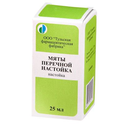 Лот: 25542500. Фото: 1. Мяты перечной настойка 25 мл. Лекарства