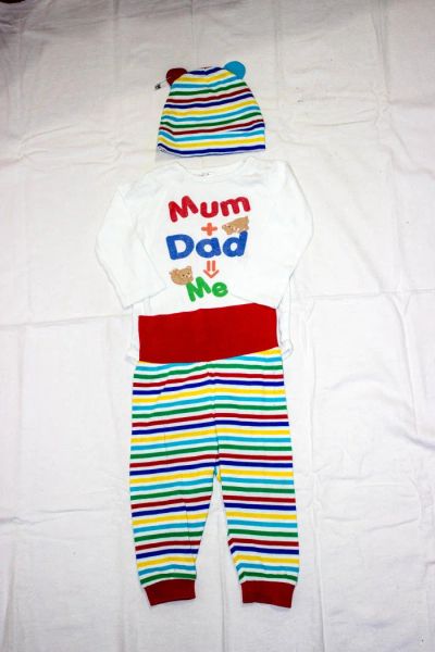 Лот: 6242011. Фото: 1. Комплект "Mum+Dad=Me", рост 74... Костюмы, пиджаки, комбинезоны