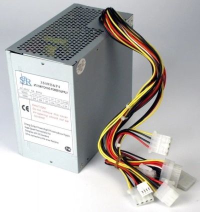 Лот: 12889084. Фото: 1. Блок питания 350w STR B&-P4 (24... Корпуса, блоки питания