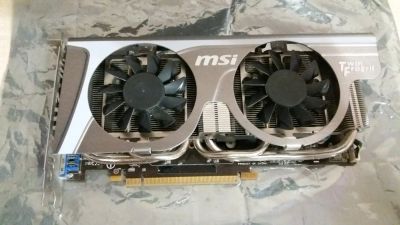 Лот: 12208034. Фото: 1. MSI 560Ti Twin Frozr II. Видеокарты