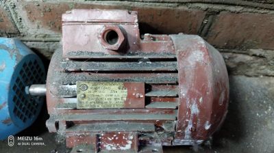 Лот: 14648899. Фото: 1. Двигатель асинхронный АИР63 В4У3. Промышленное