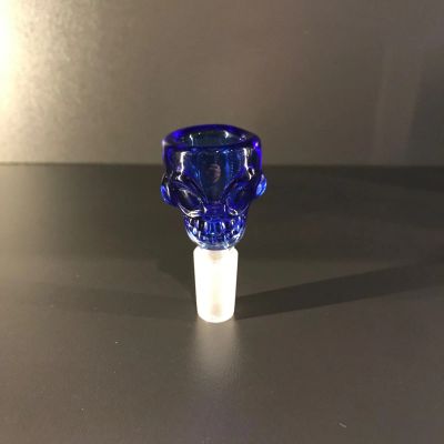 Лот: 15049435. Фото: 1. Чаша для бонга UFO Blue Skull... Аксессуары и запчасти для кальянов