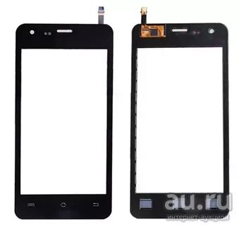 Лот: 13715982. Фото: 1. Тачскрин Micromax Q326 Bolt Черный... Дисплеи, дисплейные модули, тачскрины