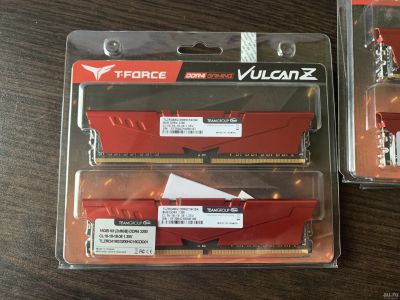 Лот: 16102785. Фото: 1. 16GB (8GBx2) DDR4 3200 Team Vulcan... Оперативная память
