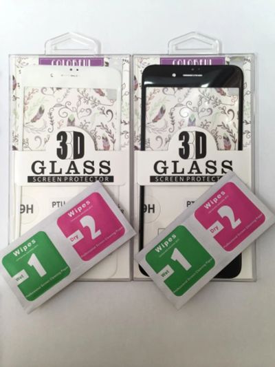 Лот: 9826906. Фото: 1. Защитное стекло iPhone 3D (рамка... Дисплеи, дисплейные модули, тачскрины