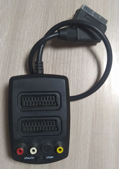 Лот: 20824341. Фото: 1. Переходник Scart на 2xScart+3RCA... Шлейфы, кабели, переходники