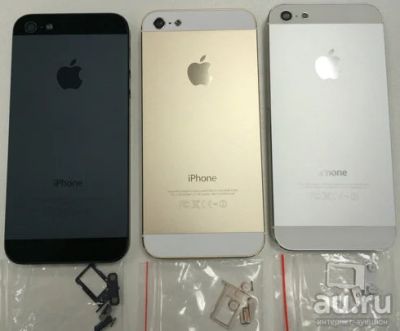 Лот: 8662701. Фото: 1. Корпус iPhone 5s Серебро/Серый... Корпуса, клавиатуры, кнопки