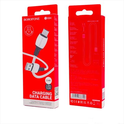 Лот: 22144900. Фото: 1. Кабель BOROFONE microUSB BX-84... Дата-кабели, переходники