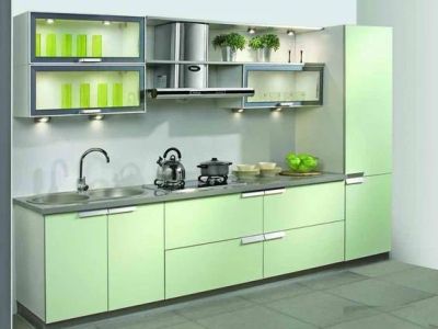 Лот: 15292376. Фото: 1. Кухня зеленая Кухонный гарнитур... Кухонные гарнитуры