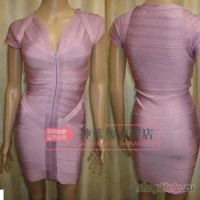 Лот: 10217168. Фото: 1. Бандажное платье Herve Leger... Платья