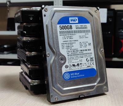 Лот: 20341638. Фото: 1. HDD 500 Гб/WD/3,5''/Sata/7200... Жёсткие диски (HDD)