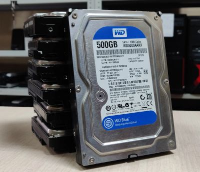 Лот: 20341638. Фото: 1. HDD 500 Гб/WD/3,5''/Sata/7200... Жёсткие диски