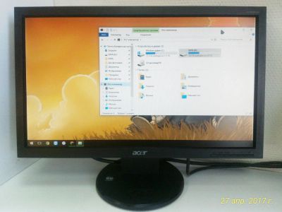 Лот: 9561164. Фото: 1. ЖК монитор игровой 19" Acer V193HQ... ЖК-мониторы