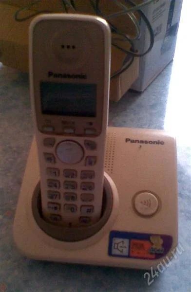 Лот: 1623568. Фото: 1. радиотелефон panasonic б/у не... DECT и радиотелефоны