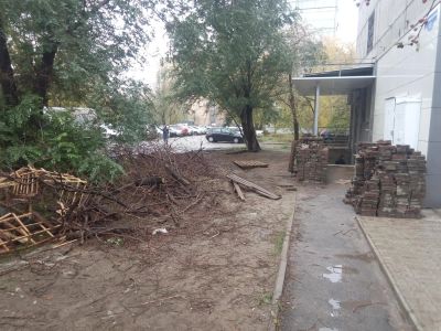Лот: 10391868. Фото: 1. Укладка брусчатки 97m2 Красраб. Блоки, кирпич, брусчатка