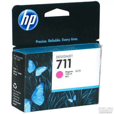 Лот: 17851886. Фото: 1. Картридж HP CZ131A (№711, magenta... Картриджи, расходные материалы